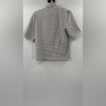 J.Crew  Stretch cotton-blend elbow-sleeve mockneck T-shirt in stripe Photo 5