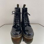 Dr. Martens Black Lucido Shiny Patent Leather 1460 Lace Up Grunge Boots NEW Photo 6
