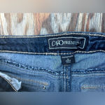 Cato  premium‎ Contemporary pants Jeans size 12 rhinestones embroidered Photo 8