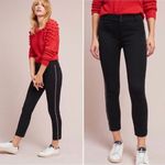 Anthropologie NEW  The Essential Slim Side-Stripe Trousers Size 6 Photo 1