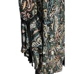 Veronica Beard Denver Silk Chiffon Printed Mini Dress Size 4 Green Paisley Photo 8