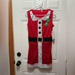NWT Amscan Vibrant Red Sequin Santa Dress Costume Small Medium Photo 1