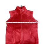 Avalanche Fleece Vest Womens Size Small Red Stand Collar Sleeveless Activewear Photo 3
