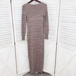 Victoria's Secret Victoria’s Secret Moda International Knit Sweater Maxi Dress Mauve Pink Small Photo 8