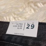 PacSun  Ultra High Rise Slim Black Jeans size 29 brand new with tags inseam 27” Photo 10