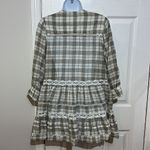 Free People  Time Out Babydoll Tunic Cotton Ivory grey combo size SP Photo 4