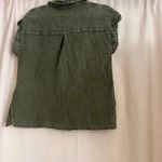 Como vintage Olive Green Button-Up Shirt Photo 4