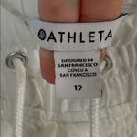 Athleta Women's Cabo White Linen Joggers Size 12 Photo 1