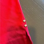 Counterparts Red Capris Elastic Waistband Soft Fabric Photo 2