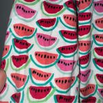 Talbots  Small‎ Cotton Button Down Cardigan Watermelon Print CP Photo 3