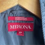 Merona  Women's Small Gray Hooded Windbreaker Water Resistant Jacket Photo 2