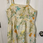 Forever 21  Floral Dress in Cream and Orange Photo 0