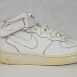 Nike Air Force 1 82' Women's Sneakers 7.5 White Mid Top Lace Up Athletic Shoes Photo 2