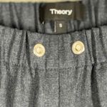 Theory  Pants Wide Leg Winszlee Pull‎ On Trousers Saxony Preppy Blue Women Size S Photo 4