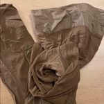 Hooters B2-11 Girl Uniform Peavey Footed Ultra Pantyhose Suntan Size C Photo 2