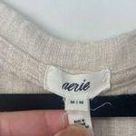 Aerie  Cream‎ Sparkle Women's Cardigan Ribbed Sweater Mediu Photo 2