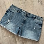 Kut From The Kloth NEW Katy boyfriend denim raw hem cuffed jean shorts new 20W Photo 3