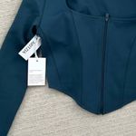 NWT Sunday Best Maverick Long‎ Sleeve Crop Top Blue Size XXS Photo 1