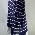 Torrid COPY - Blue and White Striped Shark bite Pullover Sweater Size 2 (2X) Photo 3