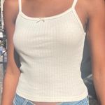 Brandy Melville Belle Bow Lace Tank Photo 0