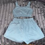 Comfy Crop Lounge Set Blue Size M Photo 3