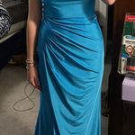 Lulus Blue Long Formal Dress Photo 1