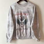 Journey World Tour Pullover Sweatshirt Size XXL logo Tie Dye Light Gray Photo 0