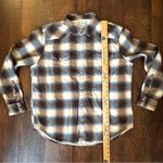 Lucky Brand  flannel snap closure top, size XXL Photo 7