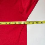 Banana Republic Bright Red Fitted V-neck Pullover Sweater Photo 5