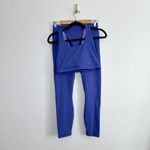 Fabletics  | Boost Sports Bra & PowerHold 7/8 Leggings Set, Indigo / Ultraviolet Photo 2