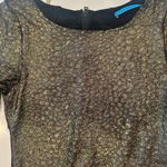 Alice + Olivia Selma Metallic Bronze Bodycon Dress Small Gold Photo 5