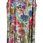 Fresh Produce Tank Dress M Sleeveless Chloe Swing Ocean Sea Life Pink Coastal Photo 0