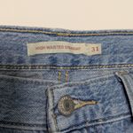 Levi's  High Waisted Straight Jeans Light Wash Blue Cotton Hemp Relaxed Fit Baggy Photo 6