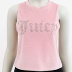 Juicy Couture Tank Top Pink Rhinestone Juicy Velour XL Sleepwear Sleeveless Y2K Photo 0