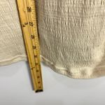 Soft Surroundings Top Womens 1X Beige Crochet Short Sleeve Cottage Granola Boho Photo 3