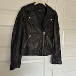 Madewell  Washed Leather Motorcycle Jacket-‎ New S Photo 4