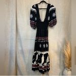 Sea New York Printed Cut Out Liora‎ Dress in Size 4 Black Photo 6