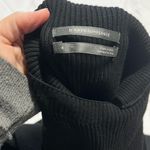 Anthropologie Ribbed stretch tank black dress with side slits size small Photo 2