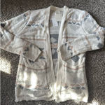 No Comment  White Cardigan  Photo 0