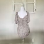 ZARA  Polka Dot Ruched Dress Photo 1