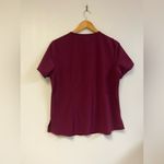 Dickies Women’s EDS Signature V-Neck Scrub Top – Wine – Size M Photo 4
