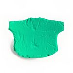 Adrienne Women Green Daily Poncho Top Blouse S Photo 2