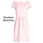 Moschino Boutique  Size Small / 6 Pink Sweetheart Cotton Dress Photo 1