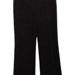 Womens Fashionista Black Wide Leg Dress Pants Trousers with Zipper Detail Size 6 Photo 0