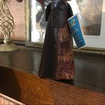 VINTAGE 1980'S LIZ DESIGN BY VIN BROWN FAUX TOOLED LEATHER SHOULDER BAG NWT Photo 7