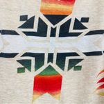 Denim & Supply Ralph Lauren Ralph Lauren Denim & Supply southwestern motif fringed oversized tee. Small Photo 4