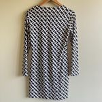 Diane Von Furstenberg  DVF Chain Link Reina 100% Silk Dress 3/4 Sleeve Womens‎ 2 Photo 4