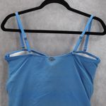 Jantzen  Blue Padded Swim Active Sports Bra Flirty Bow Beach Tankini Top M Medium Photo 4