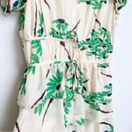 Flora Bea NYC Cream & Green Catalina Mini Dress Size XS Photo 5