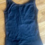 Tank Top Stay Salty Clearwater Florida Size Small Belly Top Black Photo 3